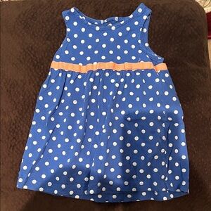 Carter's Navy Blue Polka Dot Infant Romper
